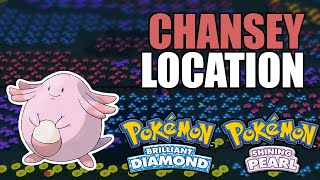 Pokemon Brilliant Diamond amp Shining Pearl  How To Get Chansey [upl. by Hairacaz]