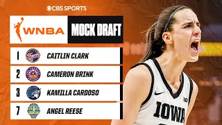 2024 WNBA Mock Draft Indiana Fever take Caitlin Clark No 1 OVERALL  CBS Sports [upl. by Merilee630]