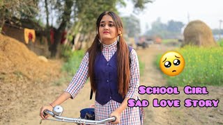 🥺 Sad Village School Girl Romantic Love Story  Tere Dil Tak Ana Hai Bindass Kavya Music Video [upl. by Lehsreh466]