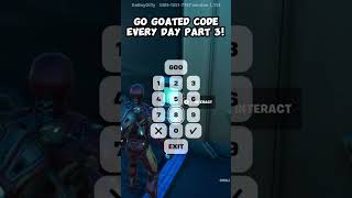 Go Goated Code Every Day Part 3 🐐 fortnite gaming gogoated [upl. by Elena]