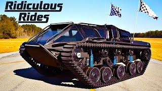 Military Ripsaw Doubles As Movie Star  RIDICULOUS RIDES [upl. by Acey]