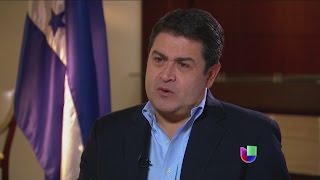 Juan Orlando Hernández Somos consecuencia de lo que ocurre en EE UU [upl. by Alodie]