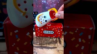 NEW CROCS x McDonalds Happy Meal Toy White CROCS with Googly Eyes 👀🍟🩴shorts toyunboxing crocs [upl. by Firooc273]