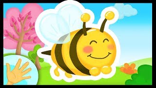 La comptinette des abeilles  Petites comptines à gestes pour bébés  Titounis [upl. by Otrebogad]