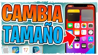 Como Cambiar el Tamaño de Pantalla en iPhone ✅ [upl. by Osithe]