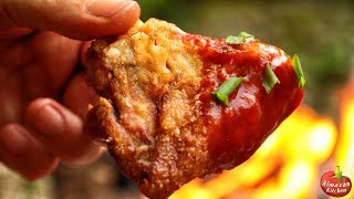 BUTTERMILK MARINATED CHICKEN WINGS  FOREST COOKING [upl. by Pulcheria]