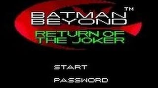 Batman Beyond  Return of the Joker Game Boy Color [upl. by Anatola]