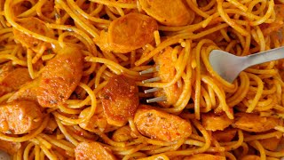 Spicy Sausage Spaghetti Pasta Recipe [upl. by Mark187]