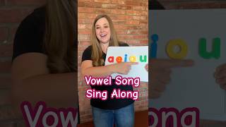 Fun Preschool Song😊🎶  ABC VOWELS shorts kidssongs kidslearning [upl. by Bathsheeb]