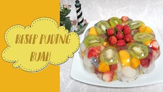 Resep Puding Buah yang Simple [upl. by Dielle298]