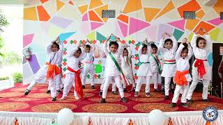 Aao baccho tumhe dikhaye jhanki hindustan ki dance by JrKG students [upl. by Llenrahs]