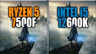 Ryzen 5 7500F vs 12600K Benchmarks  Tested in 15 Games and Applications [upl. by Shirberg]