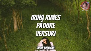 Irina Rimes  Pădure VersuriLyrics Video  EPul quotOriginiquot [upl. by Maxima]