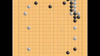 Weiqi 74  star small knight opening 33 invasion [upl. by Rosemarie423]