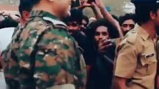 Yathish Chandra IPS Mass Intro In Thrissur pooram [upl. by Anomar]