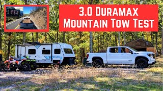 Towing Test w Temps 2024 GMC Sierra w 30 Duramax [upl. by Broderick]