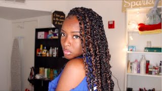 How to do PASSION TWISTS 😍  Protective Style  Increesemypiece [upl. by Lita]