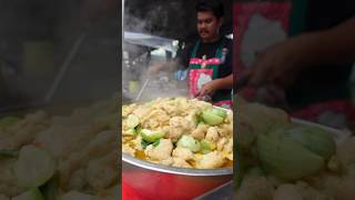 Thai Style Green Curry with Fish Balls at Bangkok Street Food Thailand [upl. by Naimaj]