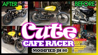 CUTE CAFE RACER II MODIFIED JIALING JH80CC BIKE TO CAFE RACER II BikeParlour II BANGLADESH [upl. by Labotsirc]