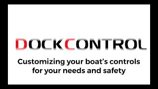 DOCKCONTROL  Dockmates advanced software program for customizing your engine amp thruster controls [upl. by Irahk]