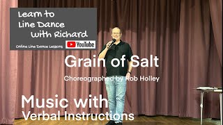 IMPROVER LINE DANCE LESSON 54  Grain of Salt  Part 2  Music with verbal instruction [upl. by Icken942]