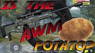 Is the AWM a potato shooter Rules of Survival [upl. by Jori491]