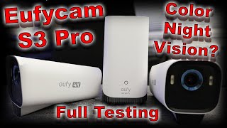 Eufycam S3 Pro With Color Night Vision Review  Does it Live Up To The Hype [upl. by Aihsenyt]