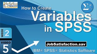 How to Create Variables in SPSS – SPSS for Beginners 25 [upl. by Nariko]