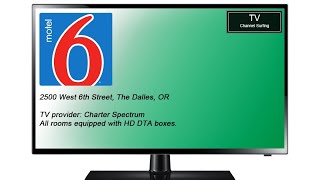 TV Channel Surfing Motel 6 The Dalles OR [upl. by Newnorb]