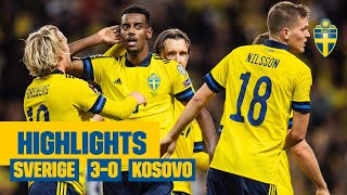 Highlights Sverige  Kosovo 30  VMkval  Forsberg Isak amp Quaison gör mål [upl. by Medlin]