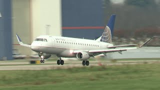 DO THEY NEED MORE PRACTICE United E175L Lands Cincinnati on Runway 18L November 27 2024 [upl. by Corso175]