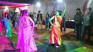 भरतपुर की इस लड़की ने शानदार डांस किया शादी में  गजबन पानी ने चली DJ Haryanvi song Kasana sangeet🔥 [upl. by Yhtur]