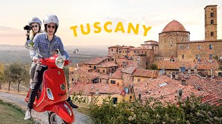 4 Days in Tuscany Italy Pisa Volterra amp Vespas  our friends epic wedding [upl. by Winwaloe]