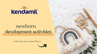 Newborn development activities with expert Becca  Kendamil [upl. by Naomi]