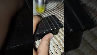 Stainless Steel Frets luthier electricguitar guitar asmr wood [upl. by Annaet271]