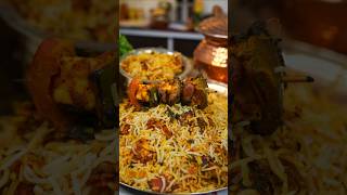 Tandoori Paneer Biryani ASMR shorts [upl. by Aivatra]