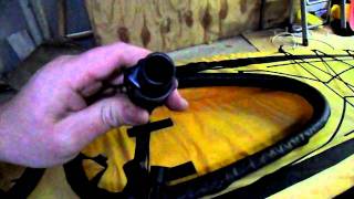 Sevylor K1 Pointer inflatable How to blow it up ready for use [upl. by Chaffin]