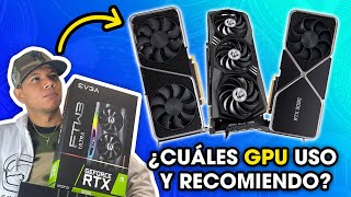 ¿CUALES GPU USO PARA MINAR CRIPTOMONEDAS 💰🤔 [upl. by Meill]