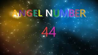 44 angel number  ANGEL NUMBER Meanings amp Symbolism [upl. by Enaerb893]