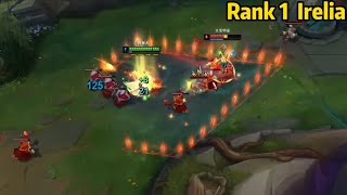 Rank 1 Irelia This Irelia Mechanic is SO CLEAN [upl. by Ahnavas]