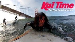 Kai Time Surfing San Francisco [upl. by Nnylimaj]