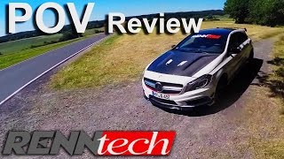 Mercedes A45 AMG Review 430 HP Renntech POV Test Drive [upl. by Nester994]