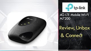 TPLink M7200 Mobile WiFi  Review Unbox and Connect [upl. by Sulokcin768]