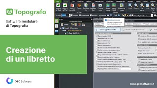 Topografo  Modulo T Creazione di un libretto [upl. by Nymsaj994]