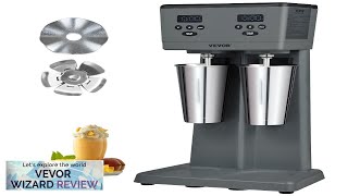 VEVOR Milkshake Maker 375W x 2 Electric Milkshake Machine Commercial Double Heads Review [upl. by Keen473]