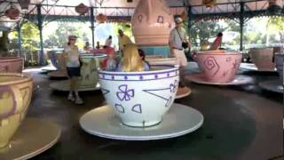 Mad Tea Party  Magic Kingdom [upl. by Raimondo367]