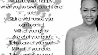 Rebecca Ferguson  Glitter and Gold LYRICS [upl. by Ayahs403]