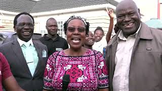 Hulda Momanyis relatives in Nairobi celebrate her win in US elections 2024 [upl. by Aynav]