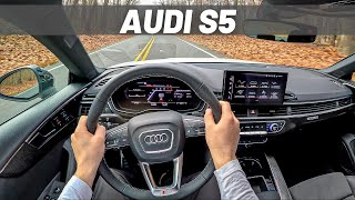 2022 Audi S5  POV Test Drive [upl. by Ferriter711]