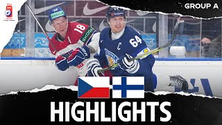 Highlights  Czechia vs Finland  2024 MensWorlds [upl. by Gian125]